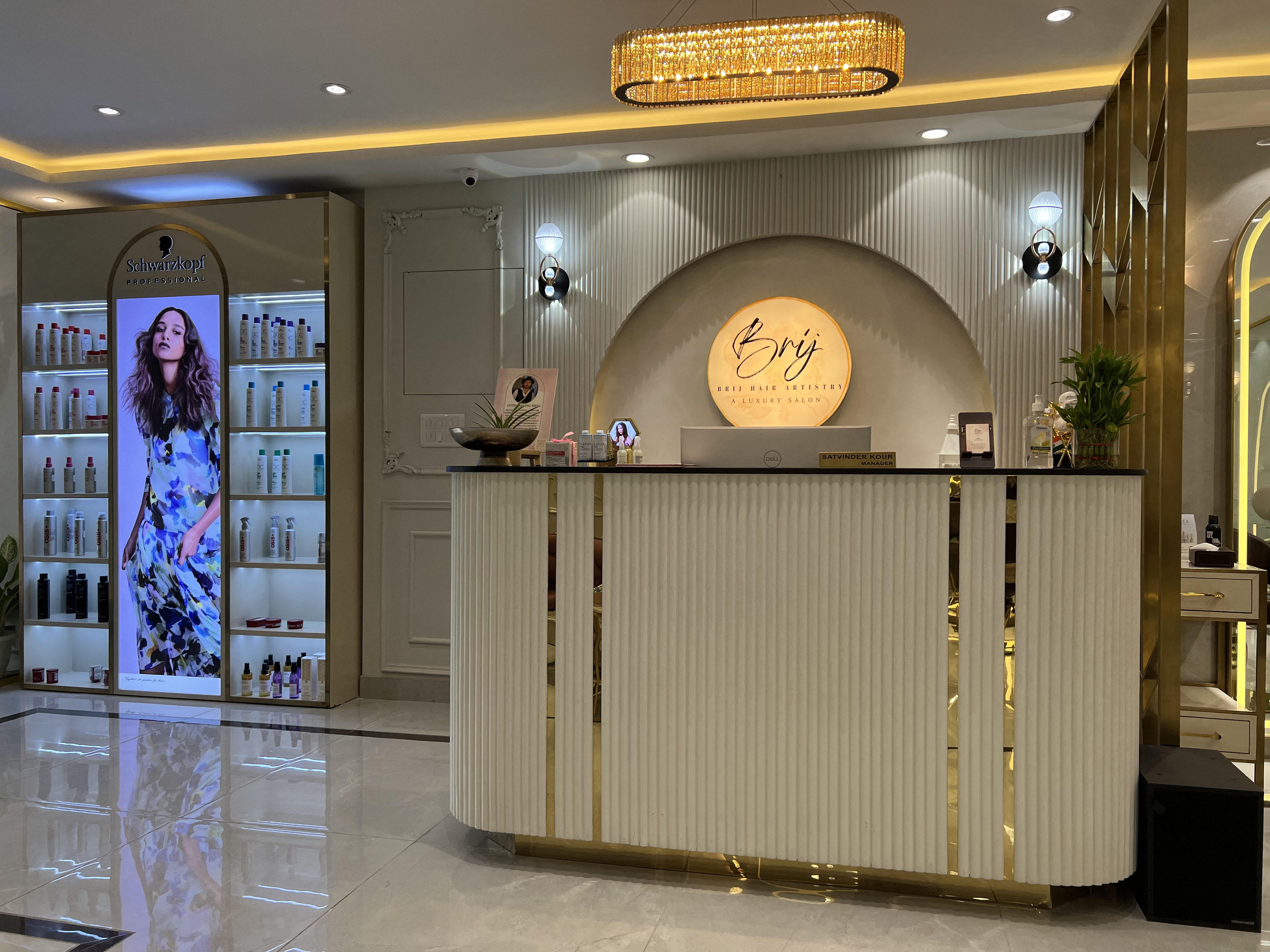 Brij Hair Artistry salon interior view